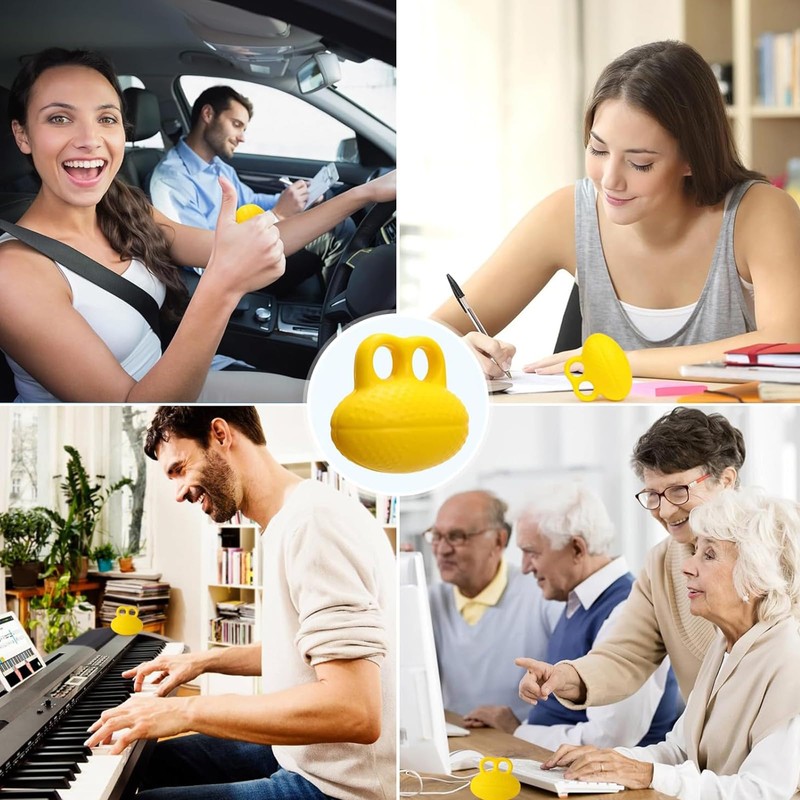 TRHDFW Finger Ball Exerciser Grip Ball Strength Squeeze Stress Balls