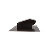 RDP Rooftop Exhaust Vent Cap with Damper (6 Inch, Brown)
