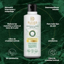 Blends Botanicare Desmaquillante Micelar Aclarante 350ml                                                                                              