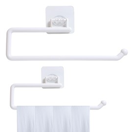 LONZIKP Toilet Roll Holder for Kitchen and Bathroom (White)