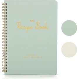 Aesthetic Blank Recipe Book - The  Recipe Notebook to Write in Your Own Recipes - Beautiful Blank Cookbook to Organize Your Recipes - Color: sage green
