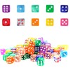 16 mm 6-Sided Dice Set, Six-Sided Dice, Opaque Acrylic Dice