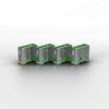 Lindy USB Type A Port Blockers, Pack of 10, Green