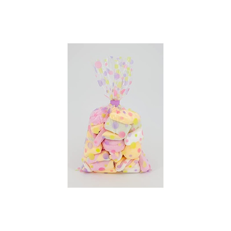 Italpak Transparent Bags Bubbles Polypropylene, Purple, 15 x 25 cm