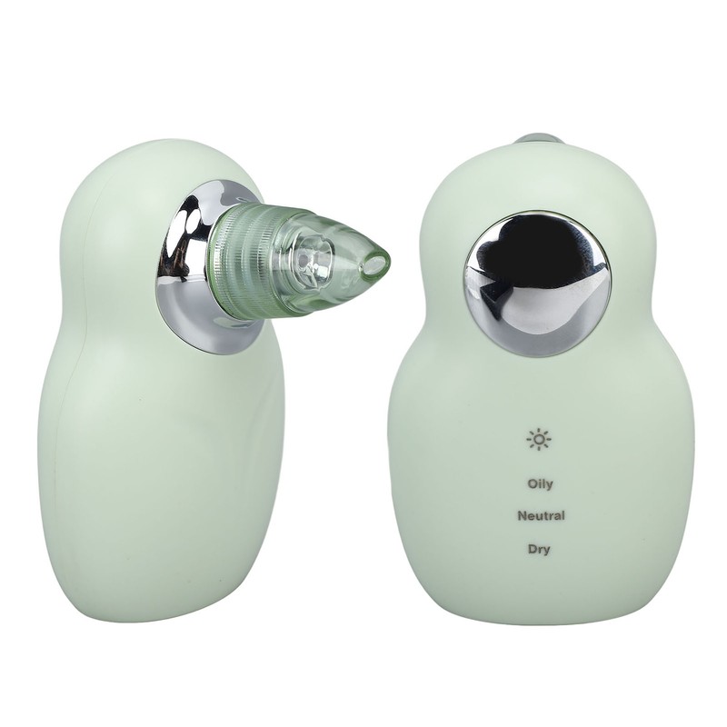 Heating Vacuum Blackhead Remover Gentle Micro Bubble 3 Suction Levels