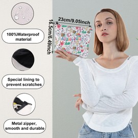 WZMPA Audiologist Travel Makeup Bag Audiologist Appreciation Gifts Audiology Zipper Pouch Bag Audiology Professor Gift, Audiologist, Fit