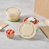 Restaurantware-LIDS ONLY: Sustain Round Paper Soup Container Lids, 50 Disposable