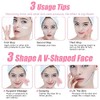 Gua Sha - Herramienta masajeadora de jade de pinzón rosado,