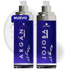 Aceite Esencial para Piel, Rostro y Cabello, Uso Cosmético (Argán + Jojoba, 2 Pack)