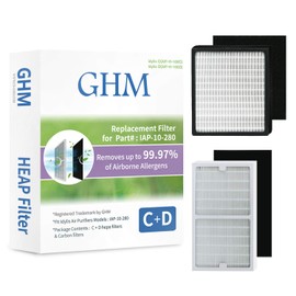 FilledwithLove Replacement idylis IAP-10-280 Hepa Filters,Compatible Idylis (IAP10280) (1AP-10-280) (1AP10280)