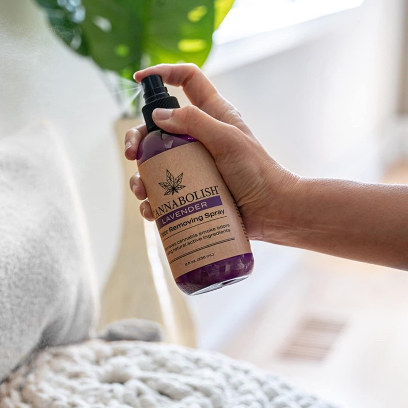 Cannabolish Lavender Smoke Odor Eliminator Spray and Air Freshener 8