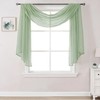 DONREN 144 Inches Long Window Scarf for Party - Luxury