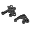 Motorcycle Foot Pegs Bracket Set Metal Construction Stable High Strength