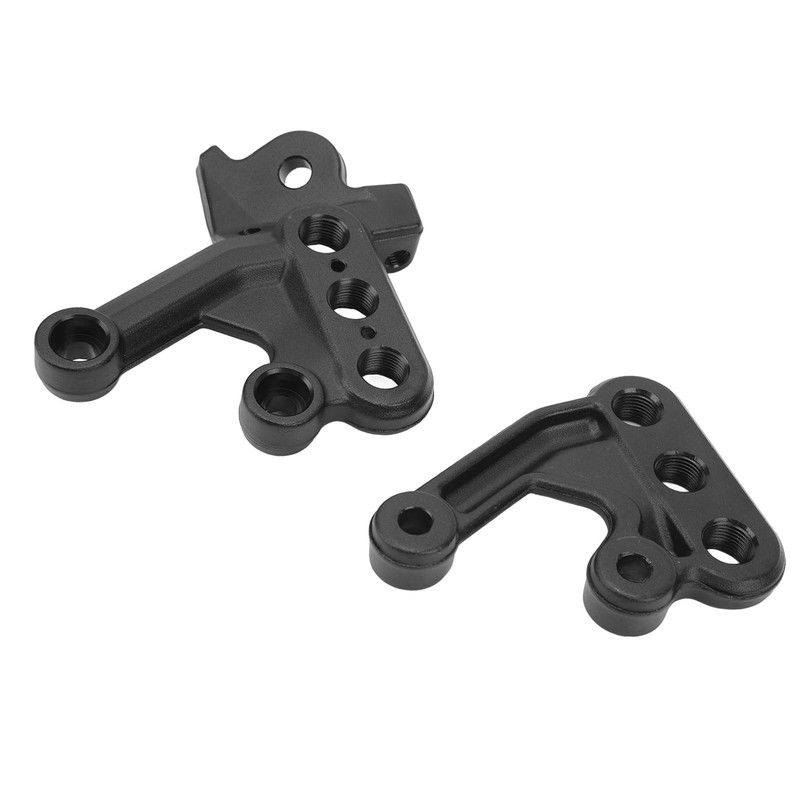 Motorcycle Foot Pegs Bracket Set Metal Construction Stable High Strength