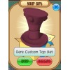 Animal Jam Classic AJC Rare Custom Magenta Top Hat (READ DESCRIPTION)