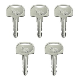 5Pcs Ignition Keys 60266568 for Sany Mini Excavator Broderson Crane,601 Key Replacement Ignition Keys Spare Key