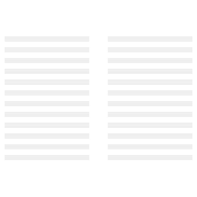 Music Manuscript Paper Sheet Music Note System