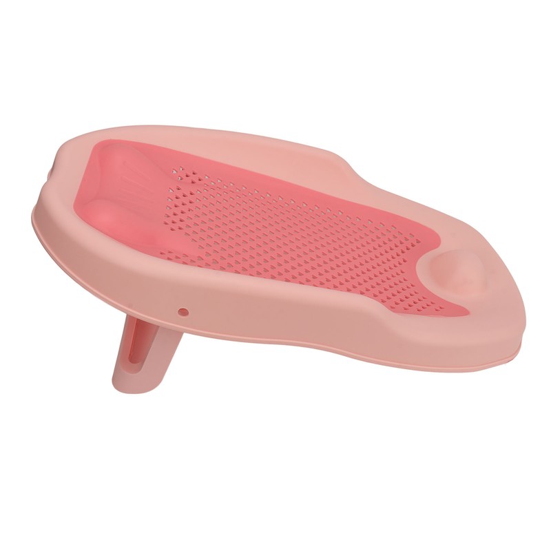 Baby Bath Support Home Foldable Ergonomic Heart Shaped Hollow Pattern