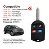 Car Key Fob Remote Keyless Entry Control CWTWB1U345 315MHz 4