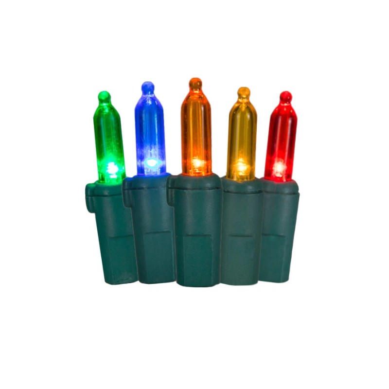 GE StayBright 300-Count 74.5-ft Multicolor LED Miniature Christmas String Lights