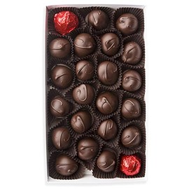 Mrs. Cavanaugh’s Dark Chocolate Cherry Cordials 1 lb Tray – Whole Candied Cherries with Liquid Centers Coated in Rich Dark Chocolate – Chocolate Cherry Cordial Gift for Holidays & Special Occasions