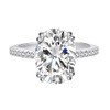 hsiyyecg Classic 3ct Oval Cut Cubic Zirconia CZ Engagement Ring,