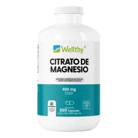 Suplemento Cápsula Wellthy Citrato Magnesio 800mg