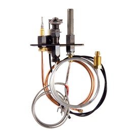 W010-0799 Napoleon Fireplace 3-Way Pilot Assembly - Complete OEM Propane LP Gas Pilot Assembly Includes 24-inch thermopile, thermocouple, electrode with wire, and pilot tube