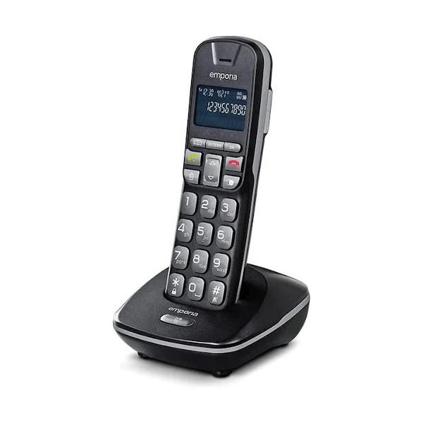 Emporia TALKHOME DECT TH-21 Cordless Phone with Big Buttons, Large