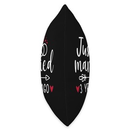 Just Married 3 Years Ago Gifts Shop Just Married Couples Funny Husband Wife 3rd Anniversary Throw Pillow, 18x18, Multicolor