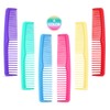 QITIMIR Colorful Hair Comb Set 6 Colors in Pack, Hair