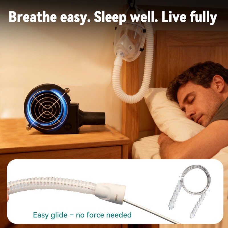 11 Pack CPAP Cleaning Kit – 78.7 in Extra-Thick Hose