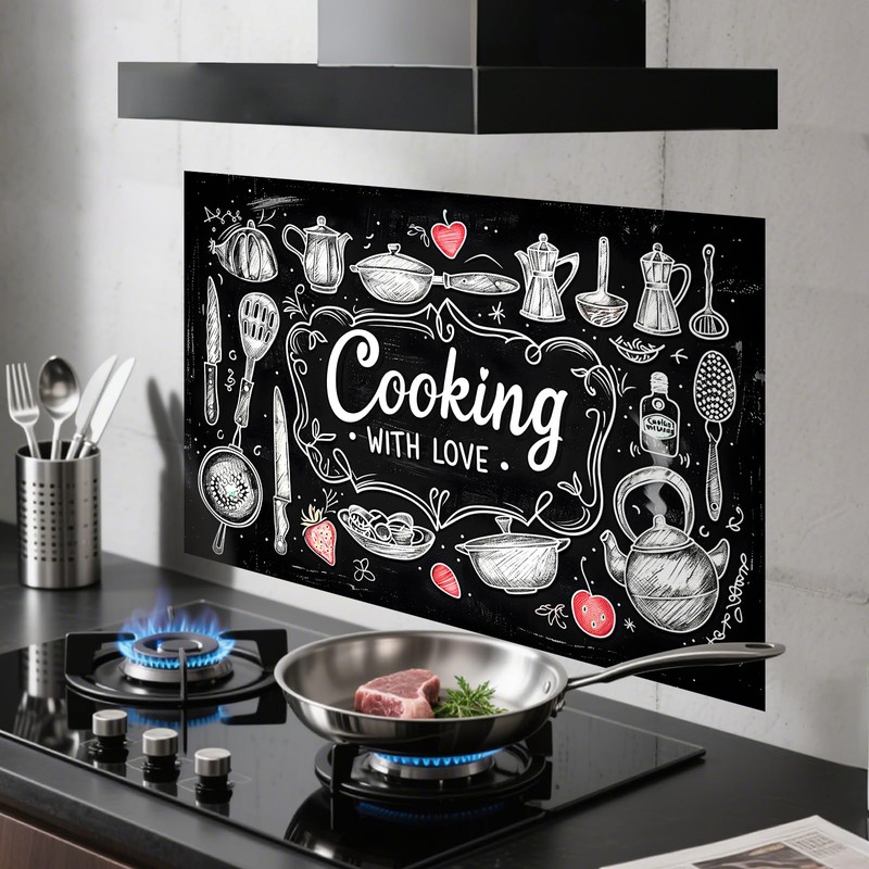 Nuxovilar Peel and Stick for Kitchen Backsplash Wallpaper, 17.72"x27.56" Glossy