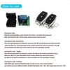 QIACHIP DC 12 V Wireless Switch with Remote Control 433