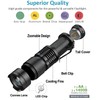MVIOCS Flashlight, 5 Colors 3 Modes: Red Light Flashlight, Green