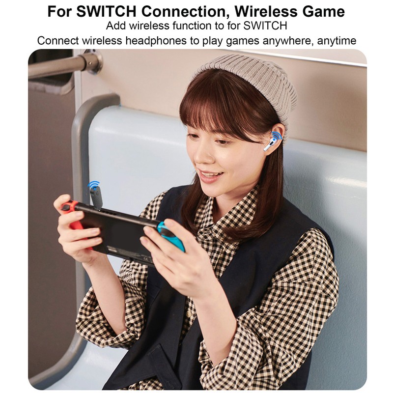 3.5mm Bluetooth Adapter 2 in 1 Support Hands Free Calling