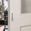 Vancoho 6 Inch Recessed Pocket Door Pull, Stainless Steel Rectangular