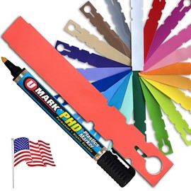 TAGKRAFTERS 7" x 1" Coral with Marker - 150 Pcs - Plastic Plant Tags and Labels - Wrap Around Thermal Plastic - Nursery Garden Tree Labels | Made in The USA |