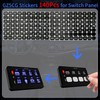 GZ5CG 140Pcs Switch Panel Stickers Universal for 6 Gang 8