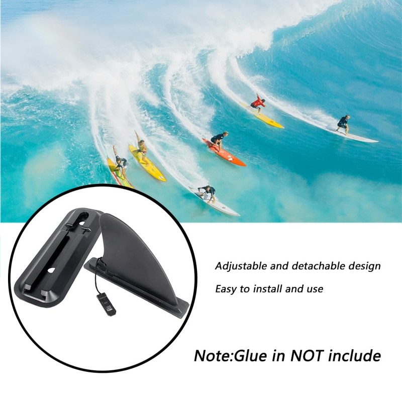 LOOEEL 2 pares de aletas de surf, aletas inflables para