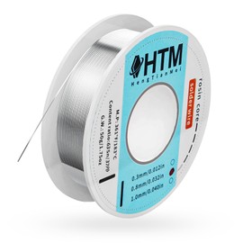Tin Lead 63/37 Rosin Core Low Temp Solder Wire For Electronics Components And DIY repair(0.8mm/50g)