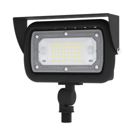 American Lighting | ARS30-3CCT-BK | Commercial Outdoor Adjustable Black Die-Cast Aluminum Landscape Area Light | Includes Visor & Stake | Selectable: 3K 4K 5K | No Driver Needed | 2100 Lumen | 30W