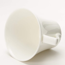 Narumi 51030-2794 Demitasse Cup Saucer, Flat Rim, White, 3.3 fl oz (110 cc)