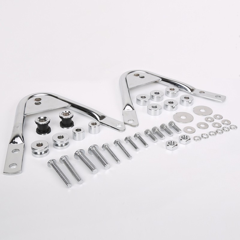 ECOTRIC Detachable Docking Hardware Kit Compatible with 1997-2008 Harley Touring