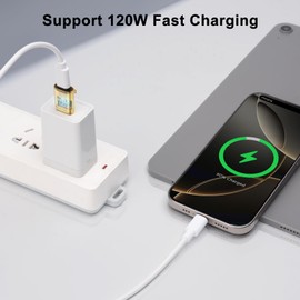 BORLTER CLAMP USB to USB C Adapter OTG with 120W Fast Charging, Type C Female to Type A Male Transparent Adapter for Laptop, MacBook, U Disk, Hard Drive 2-Pack, Yellow