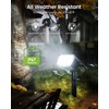 Solar Spot Lights Outdoor Waterproof, Solar Spotlights 10 Pack Cool