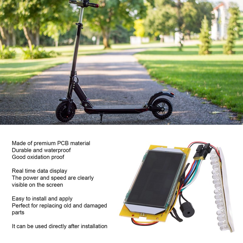 Electric Scooter LCD Display Screen Replacement Universal 36V for KUGOO