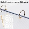 Yeachlaing Hole Reinforcement Stickers Labels,Transparent,Pack of 1440