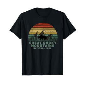 Vintage Great Smoky Mountains National Park Bear T-Shirt