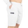 ellesse Noli Fleece Shorts White Marl